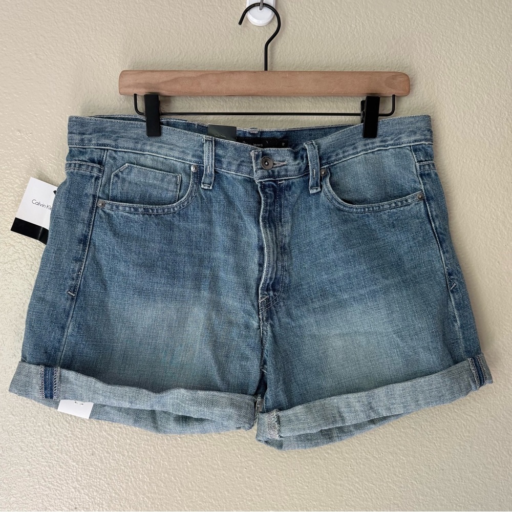 Calvin Klein Women's Light Blue Jean Shorts